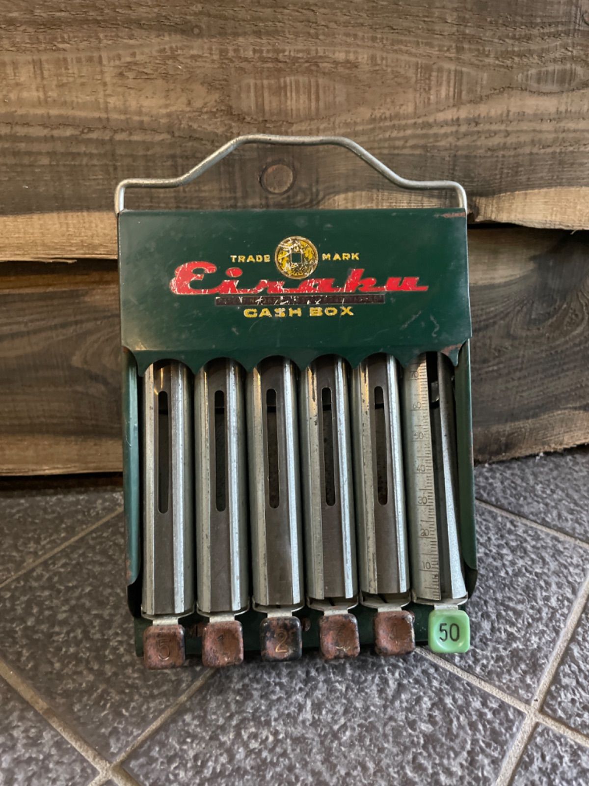 昭和レトロ 人気 手動 釣銭機 アンティークレジ コインホルダー 手動式