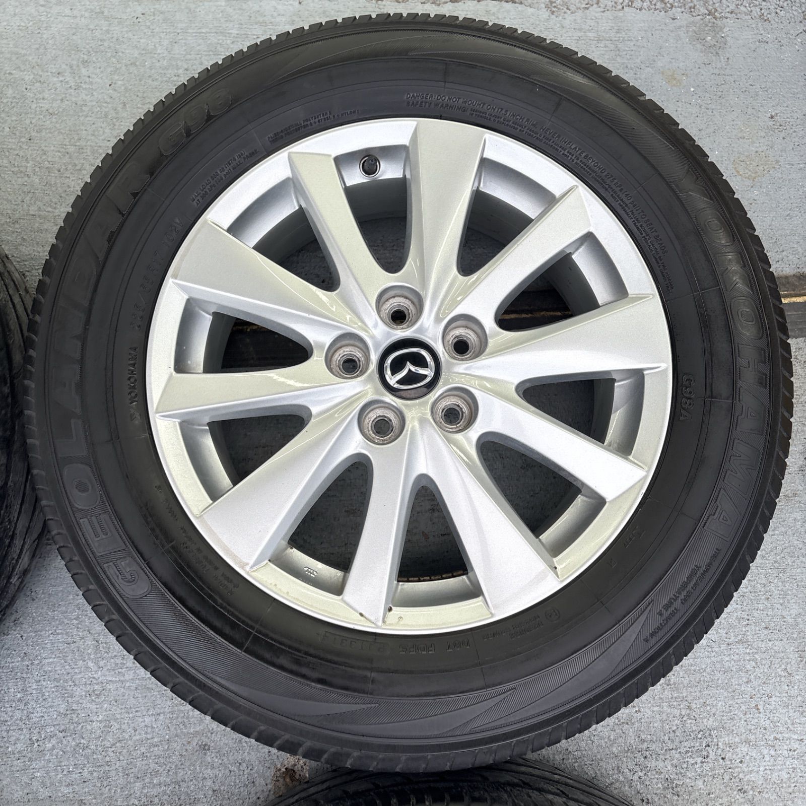 送料無料 マツダ CX-5 純正ホイールタイヤセット 225|54R17 WWW_BUZ-MARSEILLE_FR