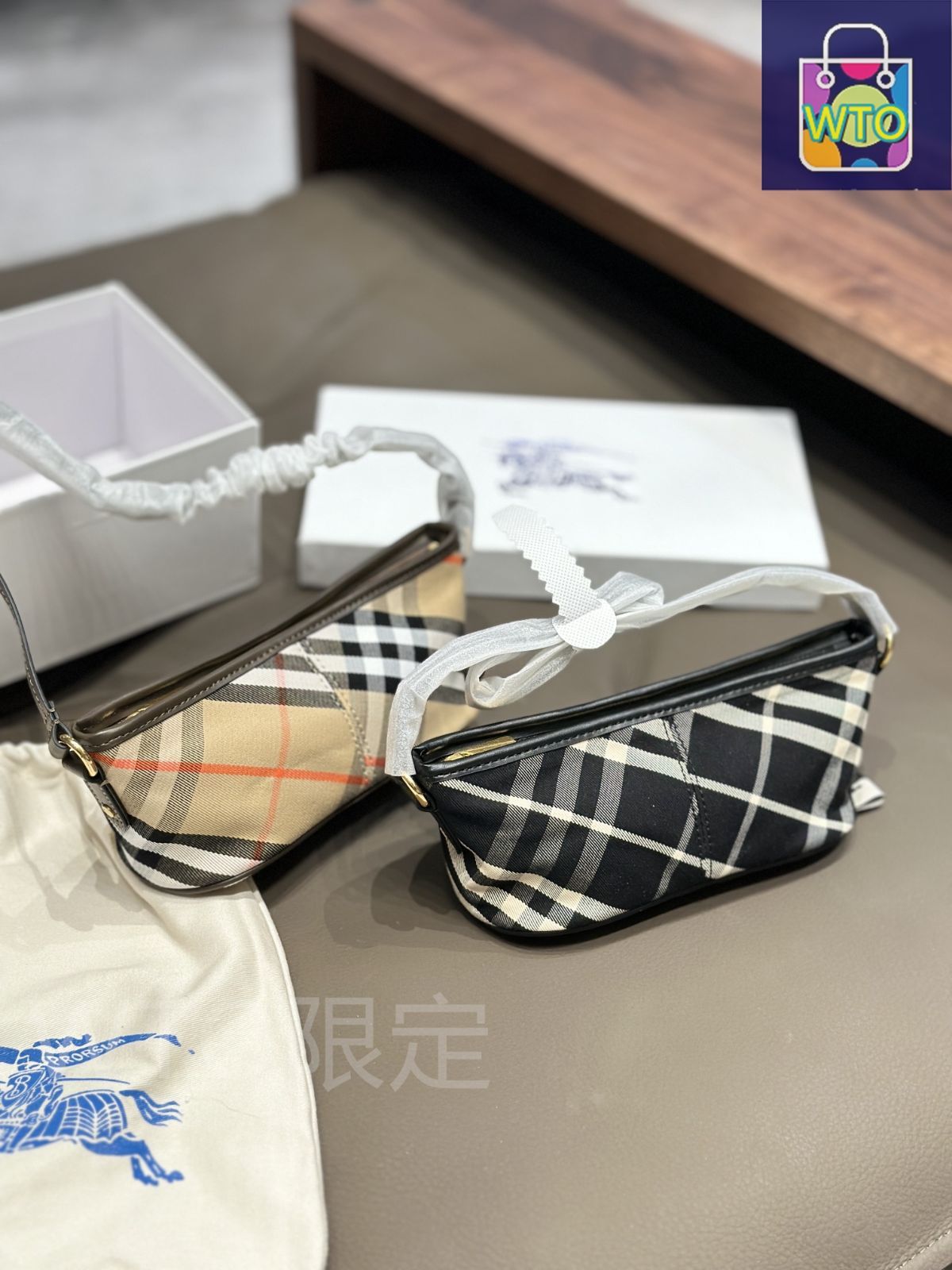 今日特価】Burberry バーバリー レディースミニアームバッグ新作