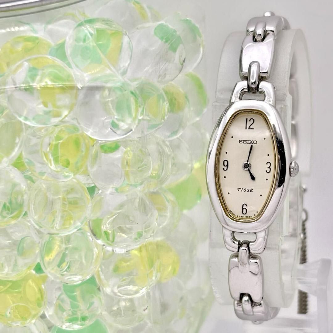 新品電池】 SEIKO TISSE オーバル レディース 腕時計 シルバー - メルカリ