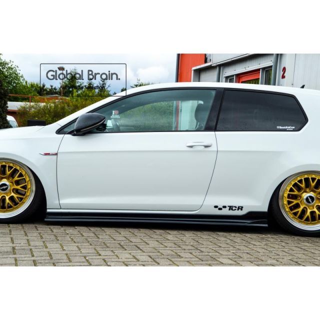 フォルクスワーゲン ゴルフ 7.5 GTI TCR サイド スカート カバー スポイラー