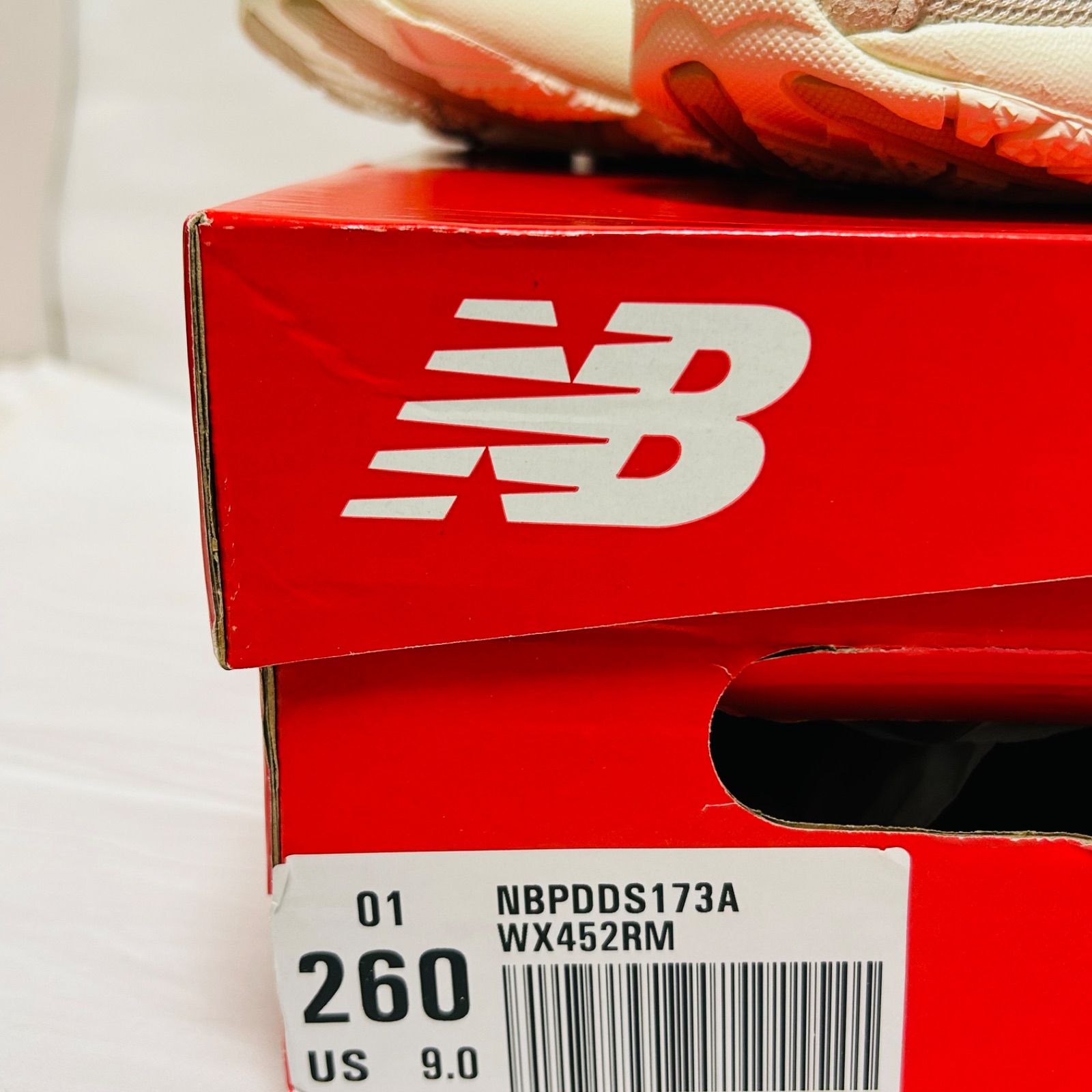 シャイニングゴールデン 【26cm】新品 New Balance WX452RM 白