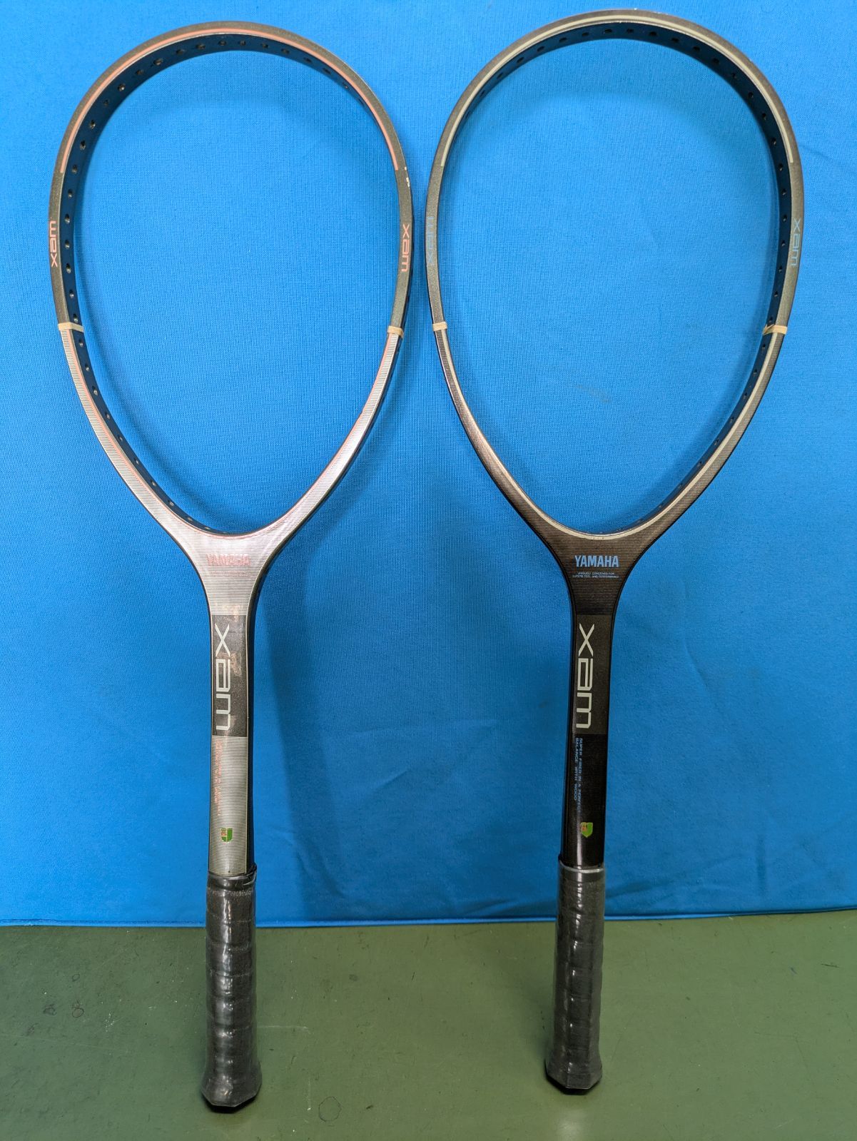 レトロ MASTER STROKE 木製テニスラケット Kawasaki 木製テニスラケット Master Stroke - メルカリ