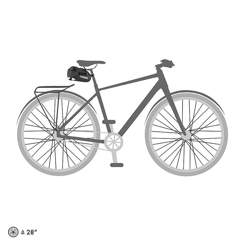 ORTLIEB オルトリーブ 正規品 サドルバッグ IP64防水 サイクル|自転車 ブラックマット 1.6L