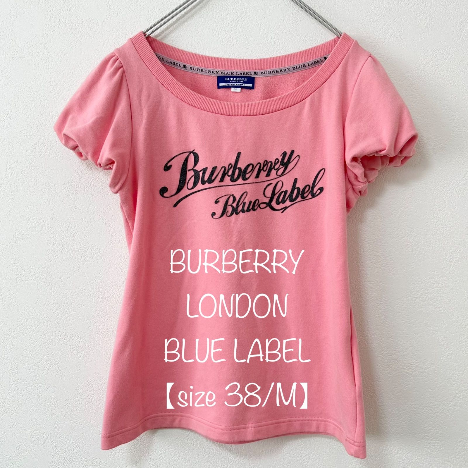 BURBERRY/バーバリーブルーレーベル☆半袖Tシャツ・カットソー☆ピンク