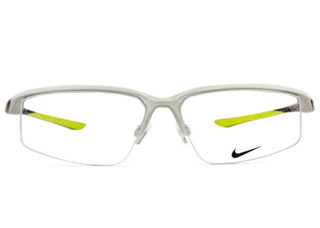 ナイキ NIKE 8136af 047 シルバー/蛍光 大きい メガネ めがね 眼鏡 メンズ 新品 送料無料 5914