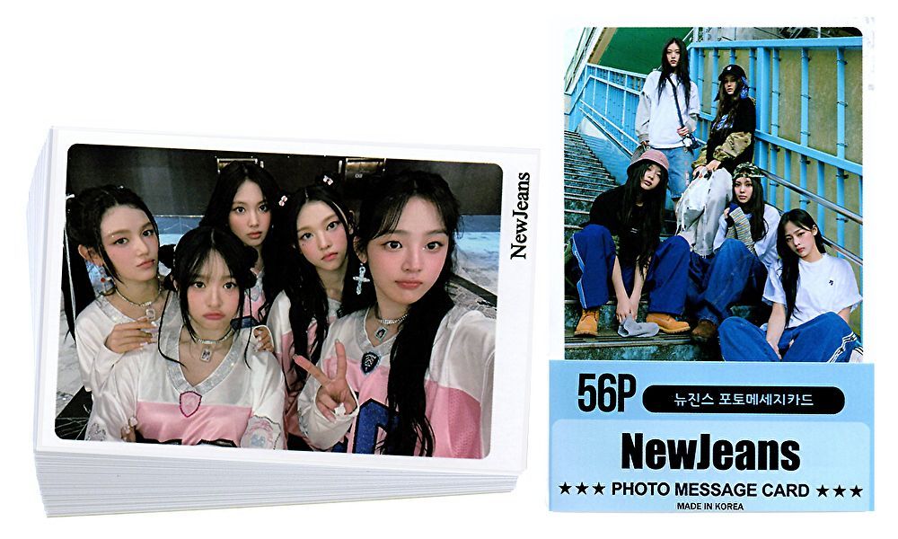 NewJeans ニュージーンズ グッズ フォトメッセージカード 56枚