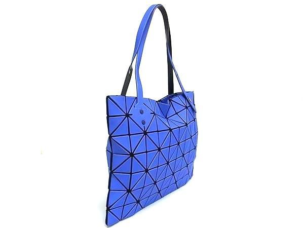 BAO BAO ISSEY MIYAKE バオバオイッセイミヤケ ルーセント PVC ハンドバッグ トートバッグ 肩掛け パープル系 FS4669