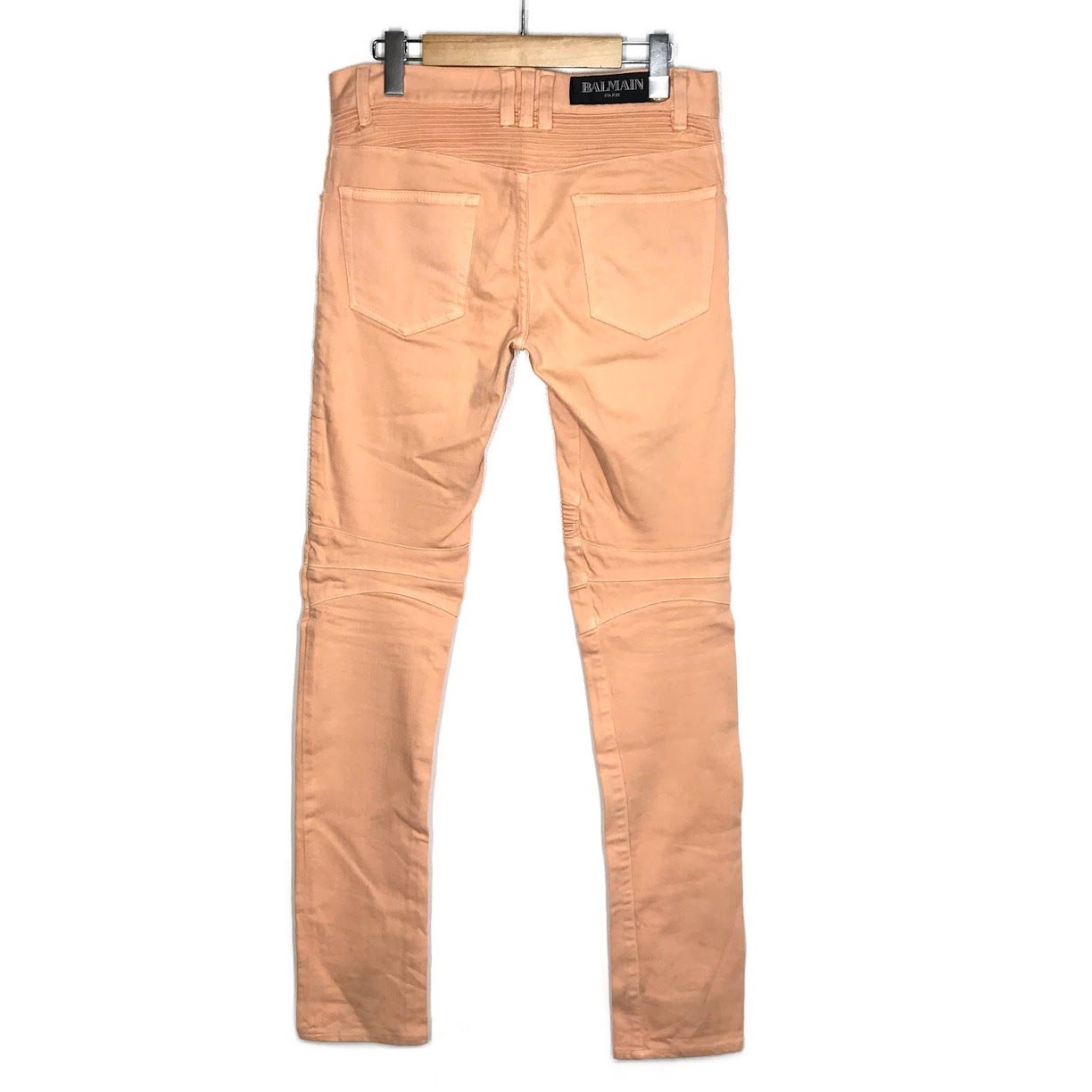 倉吉店 BALMAIN | バルマン デニムパンツ バイカーズデニム T551 B363T ピンク サイズ L 107