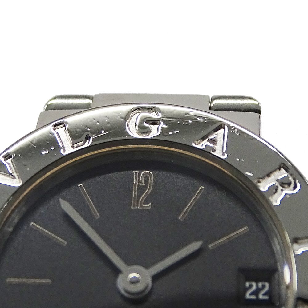 ブルガリ BVLGARI BB23SSD ブラック クォーツ レディース 時計 ブルガリ・ブルガリ ブルガリ 腕時計 ブルガリブルガリ BB23 SS