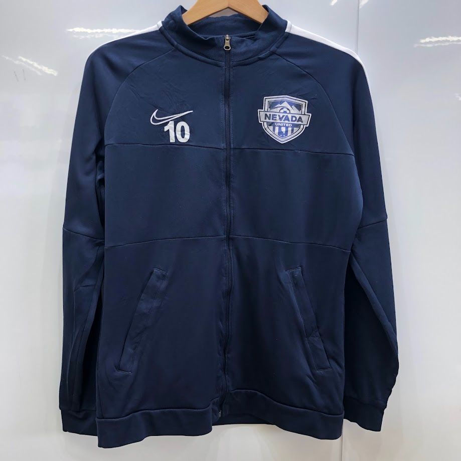 NIKE - 古着 NIKE ナイキ トラックジャケット M ネイビー