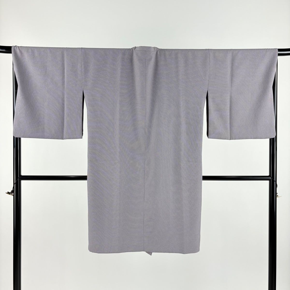 道行 身丈102cm 裄丈70cm L 和装コート 角衿 リバーシブル 角通し 薄紫 正絹 名品