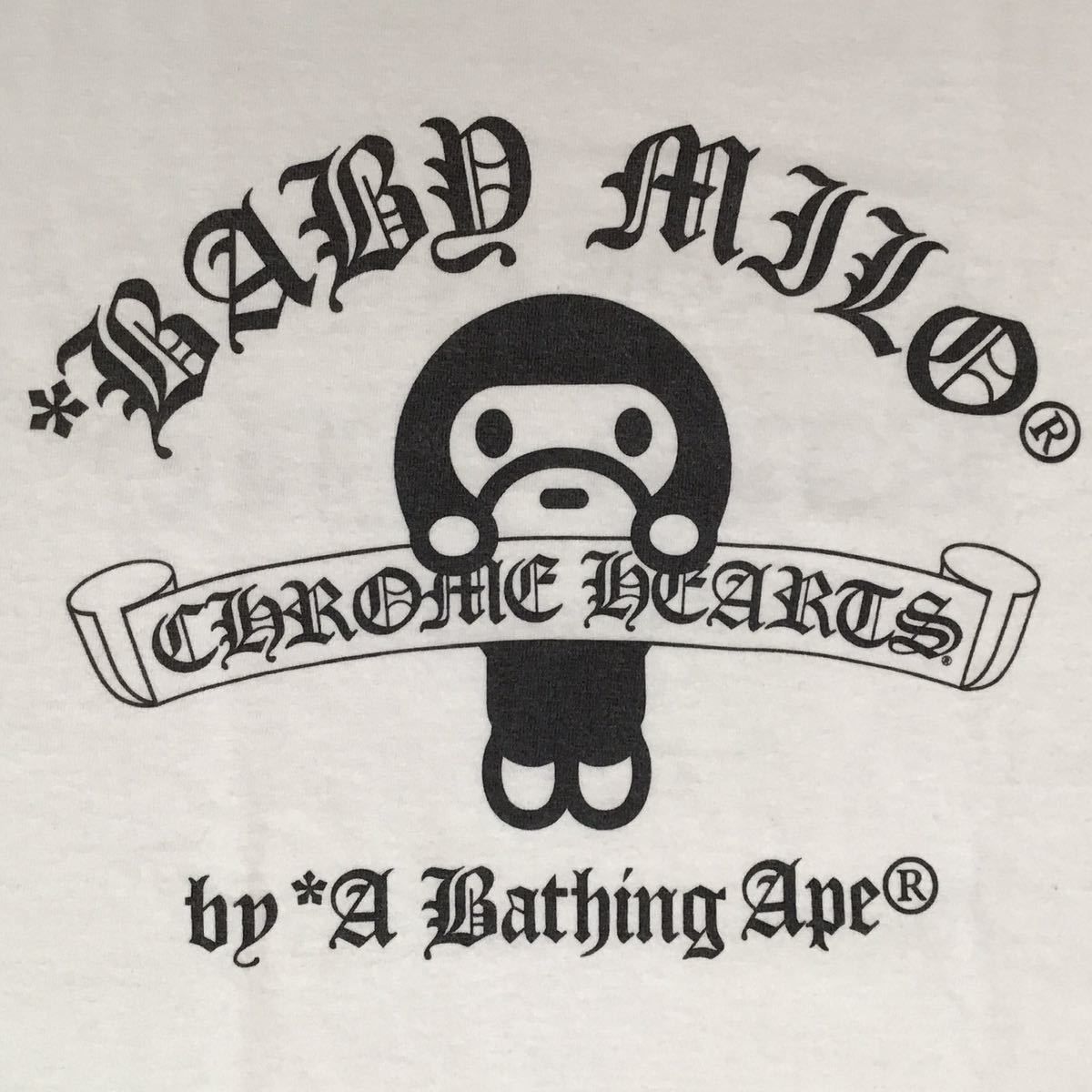 ★激レア★ クロムハーツ × BAPE Tシャツ Mサイズ a bathing ape Chrome Hearts エイプ ベイプ アベイシングエイプ  milo マイロ NIGO