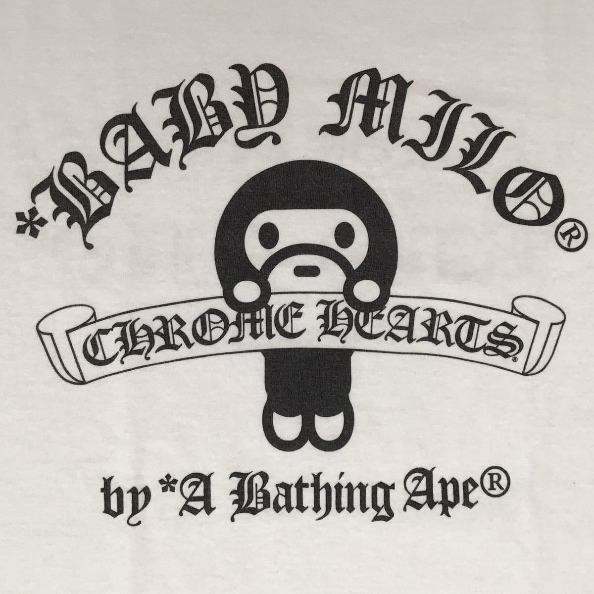 A BATHING APE×CHROME HEARTSエイプクロムハーツTシャツS Tシャツ 