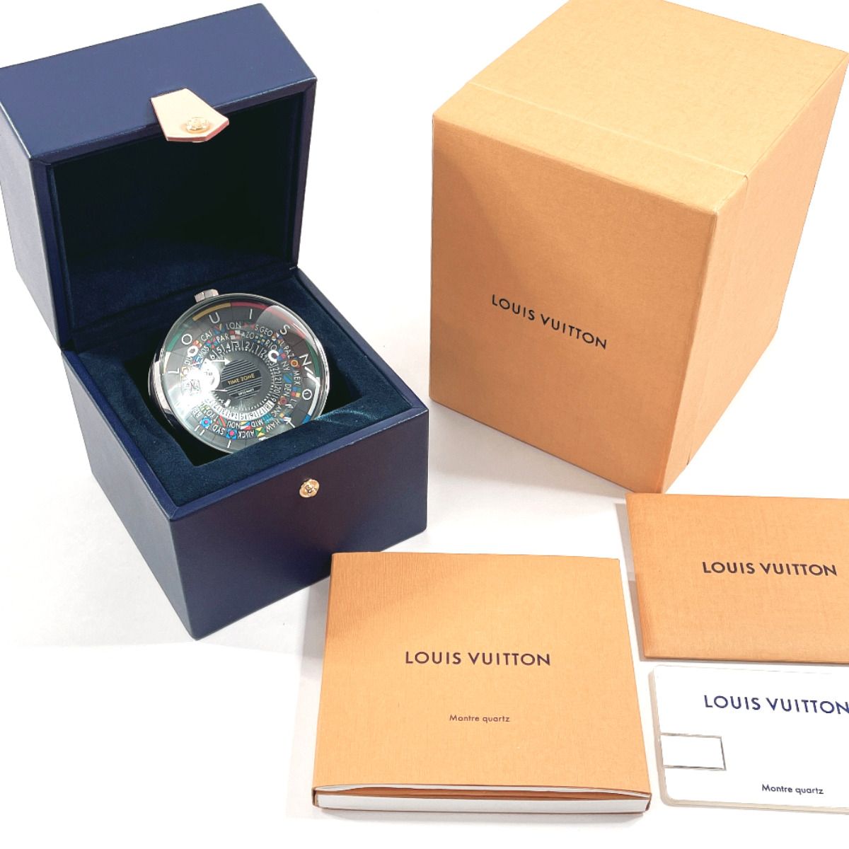 LOUIS VUITTON エスカル テーブルクロック Q5Q000 中古)LOUIS VUITTON ルイ・ヴィトン エスカル テーブルクロック Q5Q000