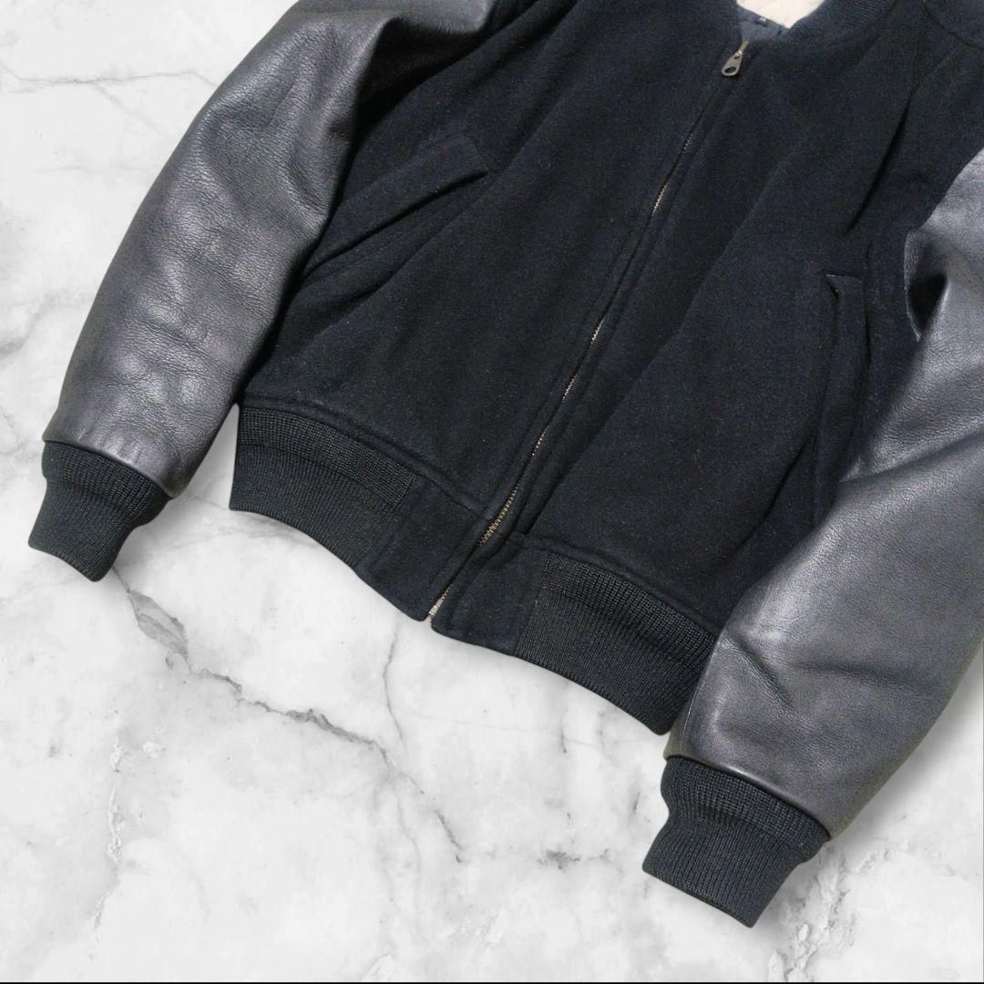 JUNMEN ジュンメン スタジャン バッグロゴ キルティング M 90s ウール