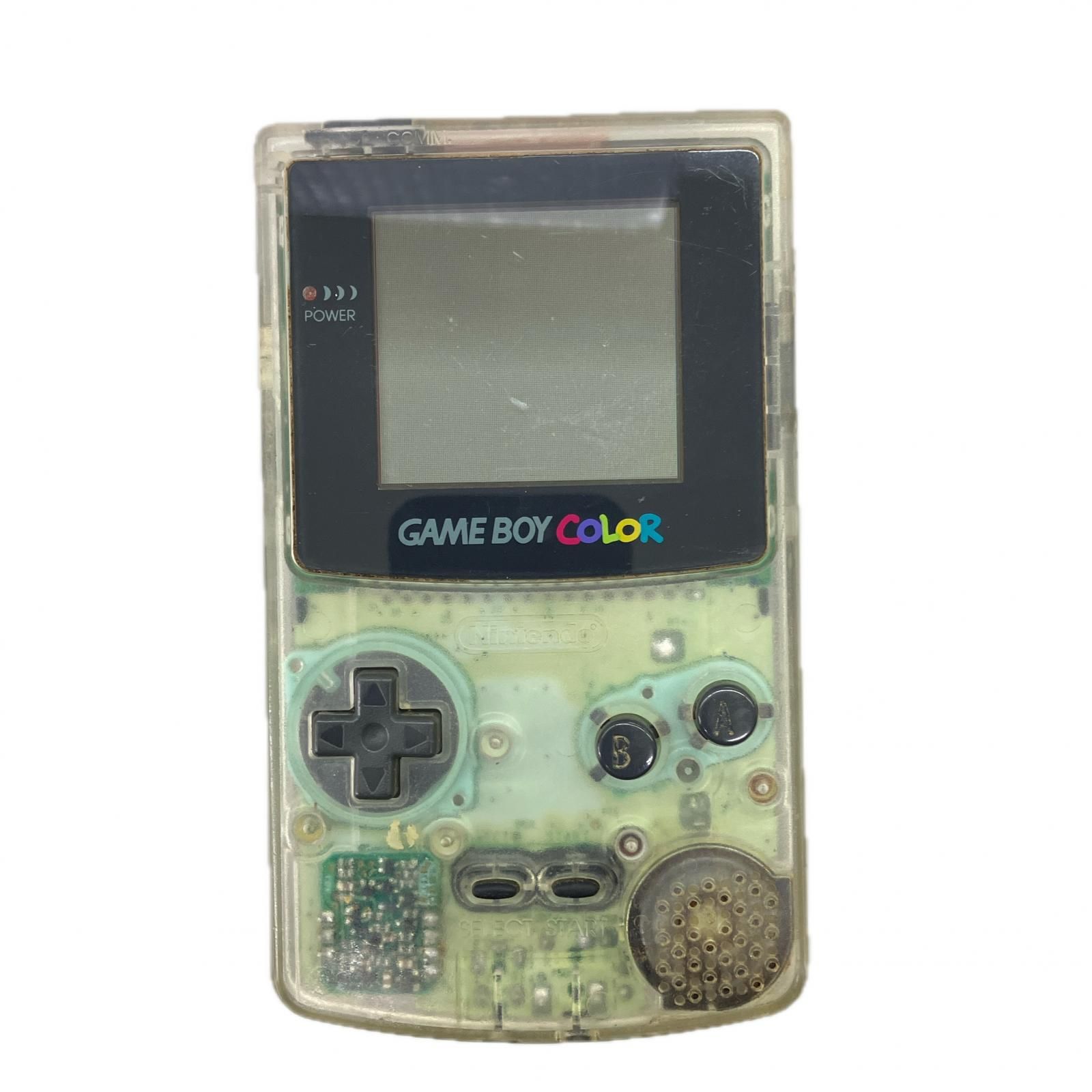 任天堂 Nintendo　ゲームボーイカラー 本体　CGB-001　グリーン ジャンク】任天堂 ゲームボーイカラー CGB-001 緑 ドンキー