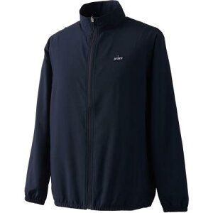 Mサイズのみ prince プリンス ウィンドジャケット 撥水 UVケア メカニカルストレッチタフタ 素材 長袖 フルジップ メンズ ユニセックス テニス ウィンドウジャケット ネイビー MS5601-127-M