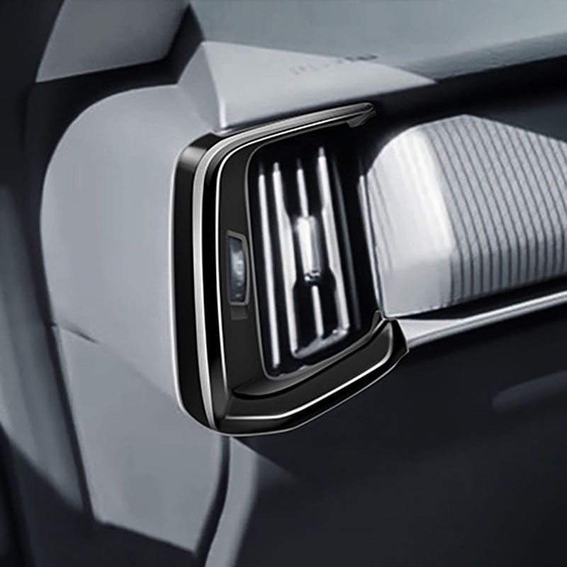 マツダCX-80 25年式左右エアコン吹出口フレーム インテリア装飾ステッカー 鋼琴黒 カーボンパターン エアコン吹出口装飾パーツ FFCRYSTALESIA_COM