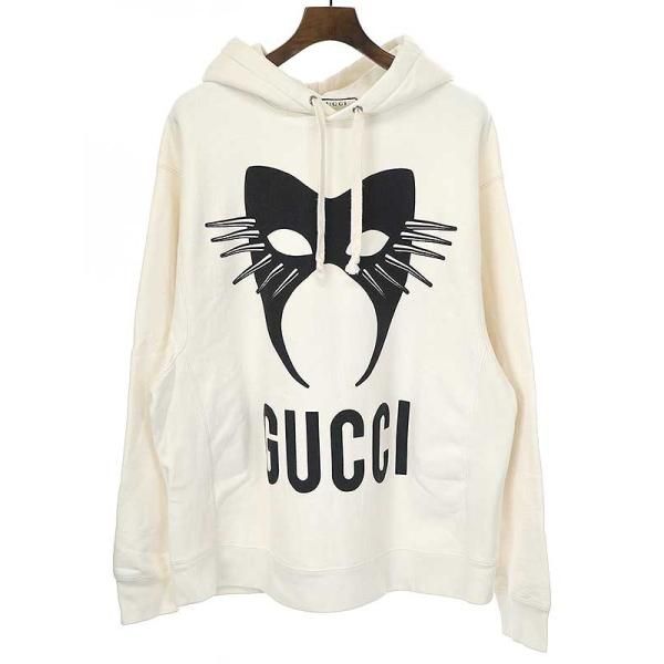 GUCCI ホワイトパーカー マスクデザイン