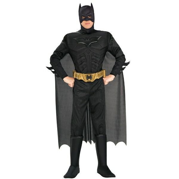 バットマン ダークナイト デラックス 衣装 コスチューム L コスプレ 大人男性用