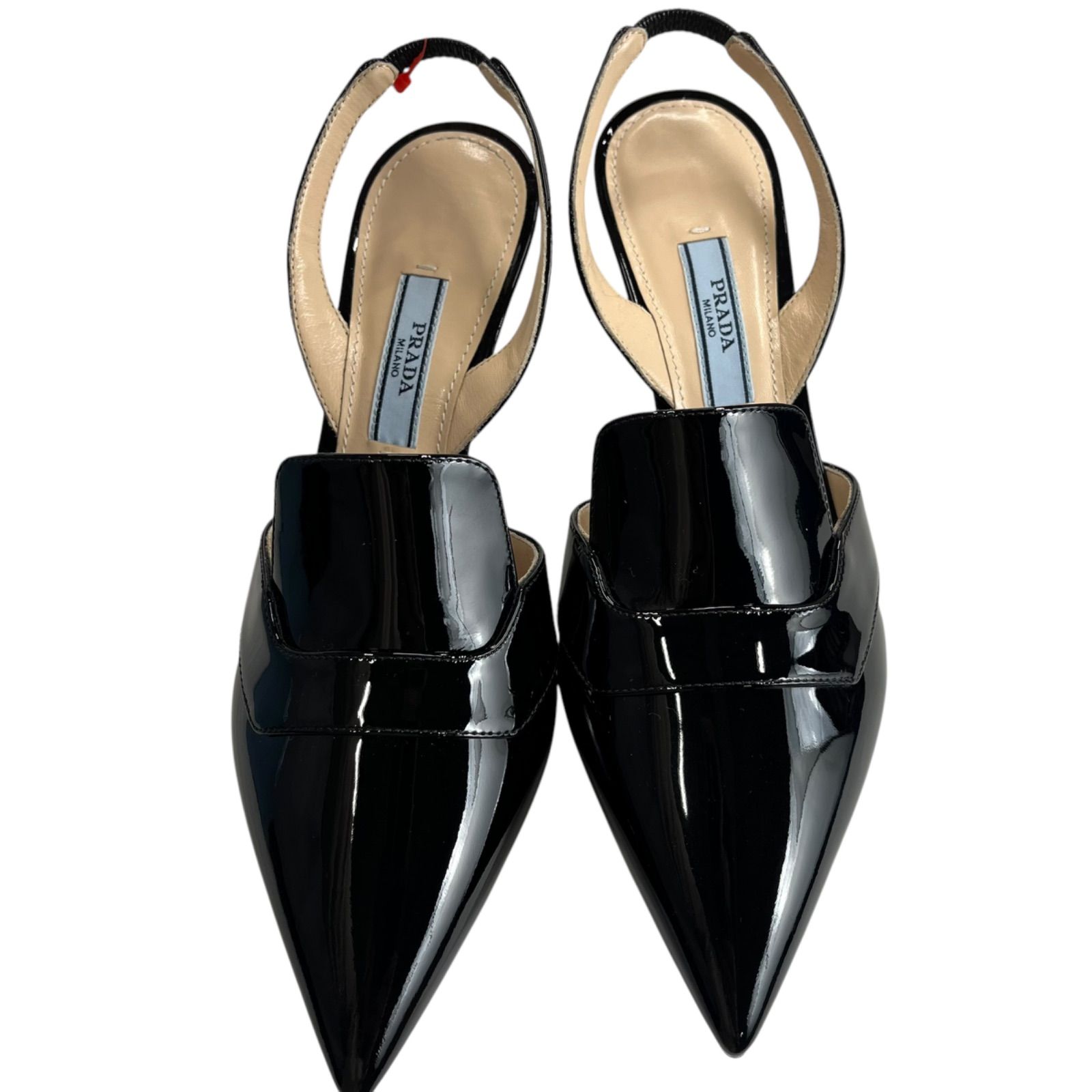 ○未使用 プラダ PRADA パテントレザー エナメル パンプス 靴 ○未使用 プラダ PRADA パテントレザー エナメル パンプス 靴