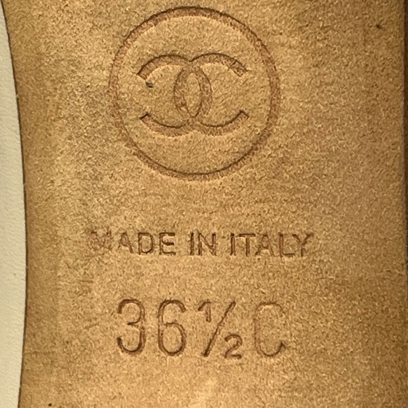 CHANEL シャネル パンプス ヒール バイカラー ベージュ×ブラック