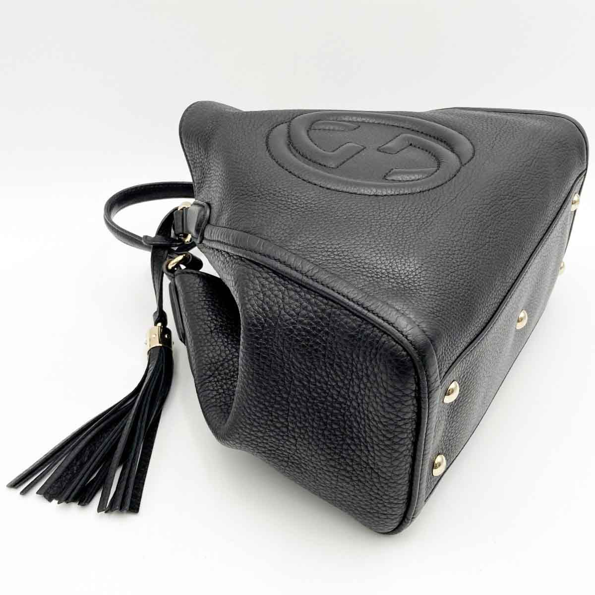 美品 GUCCI グッチ ソーホー ハンドバッグ トートバッグ 手持ち