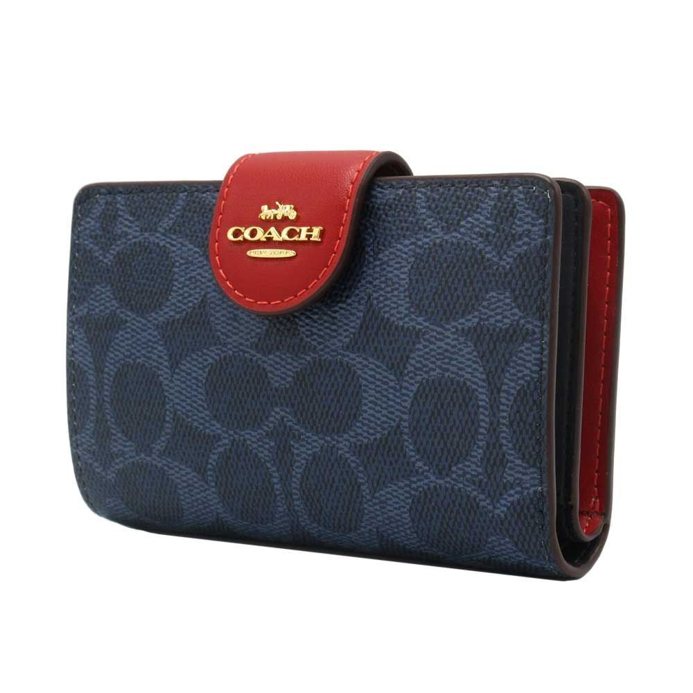 コーチ 二つ折り財布 COACH シグネチャー ミディアム ウォレット