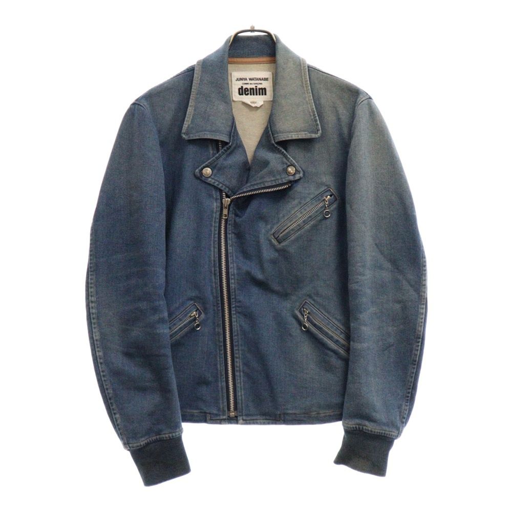 JUNYA WATANABE COMME des GARCONS (ジュンヤワタナベ コムデギャルソン) 19AW ストレッチデニム ダブルライダースジャケット インディゴ レディース XD-J007