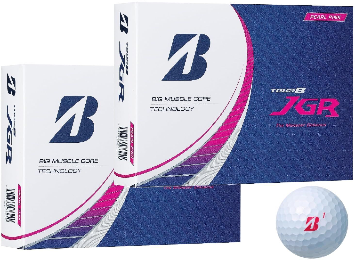 パールピンク_２ダース BRIDGESTONE ブリヂストン ゴルフボール TOUR B JGR 2025年 モデル ２ダース パールピンク_２ダース