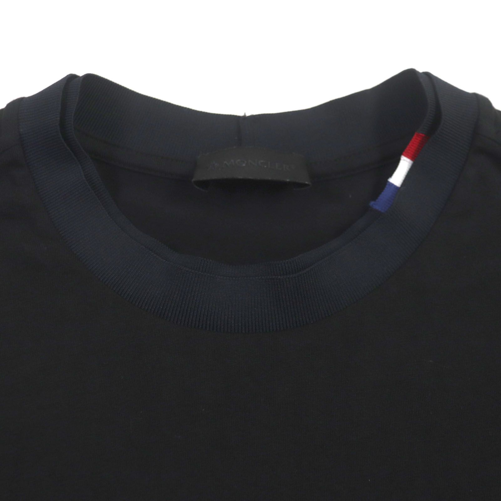 極美品▽MONCLER モンクレール 23SS コットン ラバーワッペン付き 
