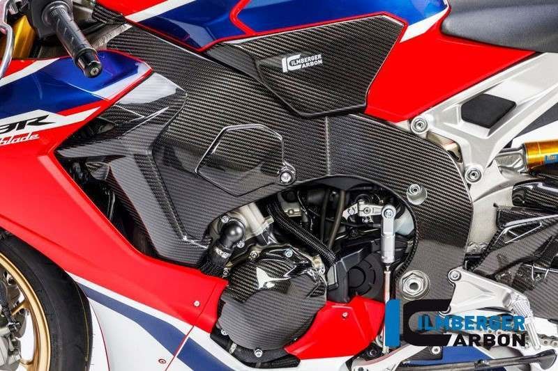 ILMBERGER / イルムバーガーカーボンパーツ フレームカバー 左側 カーボン - Honda CBR 1000 RR  u0026apos;17 | RAL.016.CBR17.K