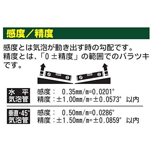 公式ショッピングサイト 新潟精機 SK アルミ水平器 マグネット付 300mm