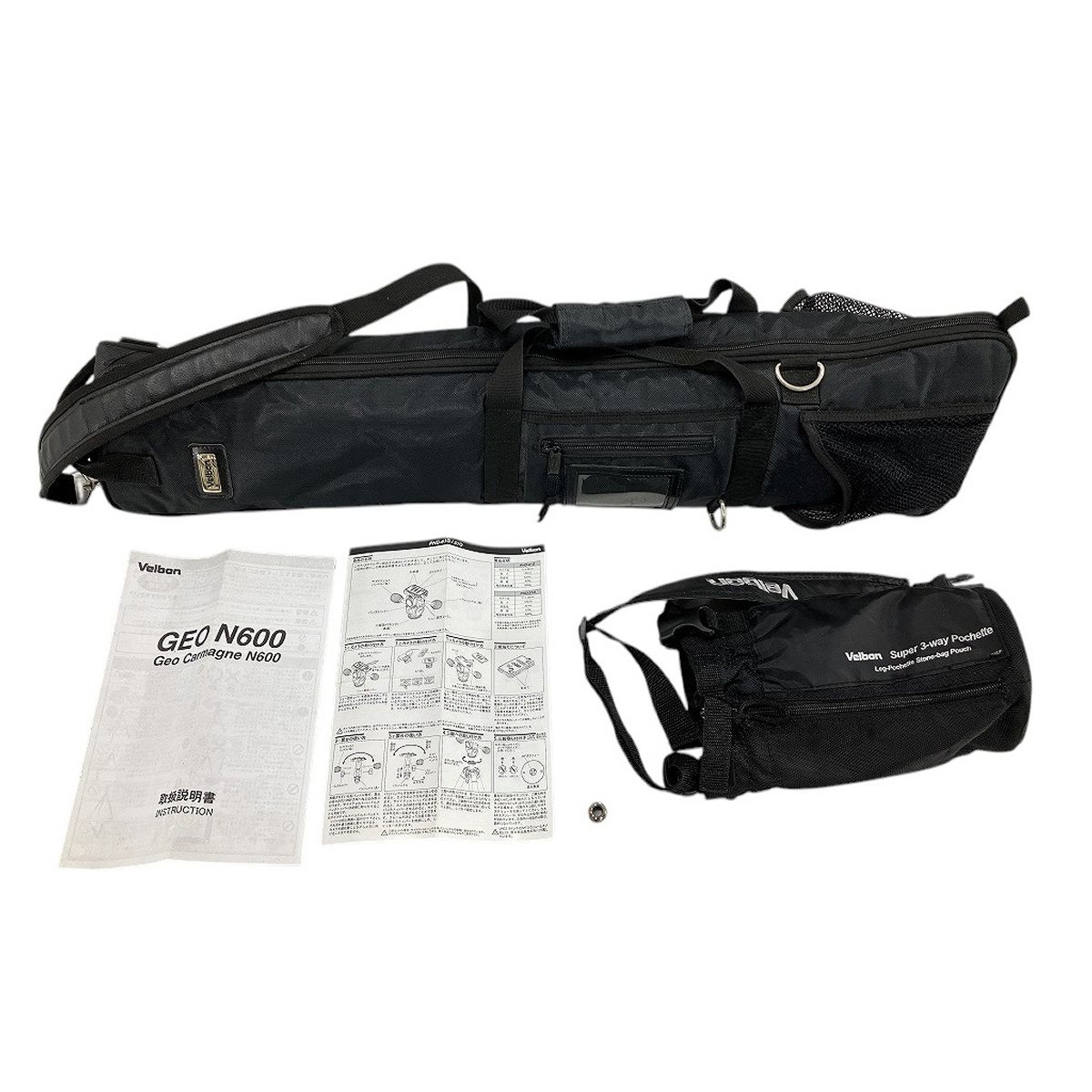 VELBON ベルボン GEO N600シリーズ 中型 カーボン 三脚 PHD-61Q 雲台付き W10415753