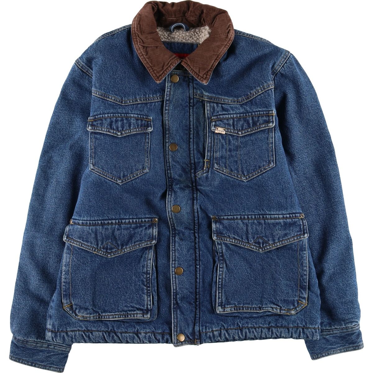 古着 ラングラー Wrangler デニムボアジャケット メンズM相当