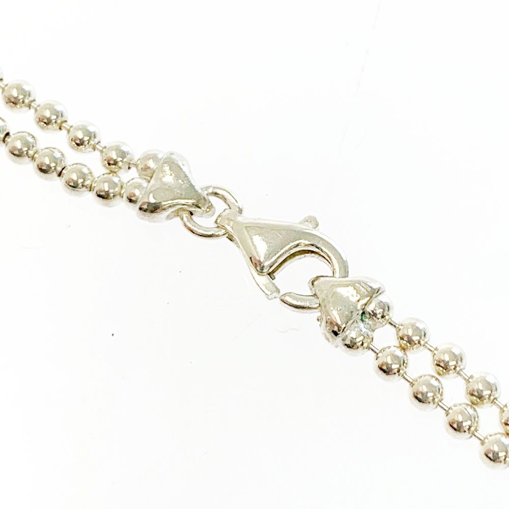 中古】GUCCI グッチ シルバー ロゴプレート Wチェーンネックレス 男女