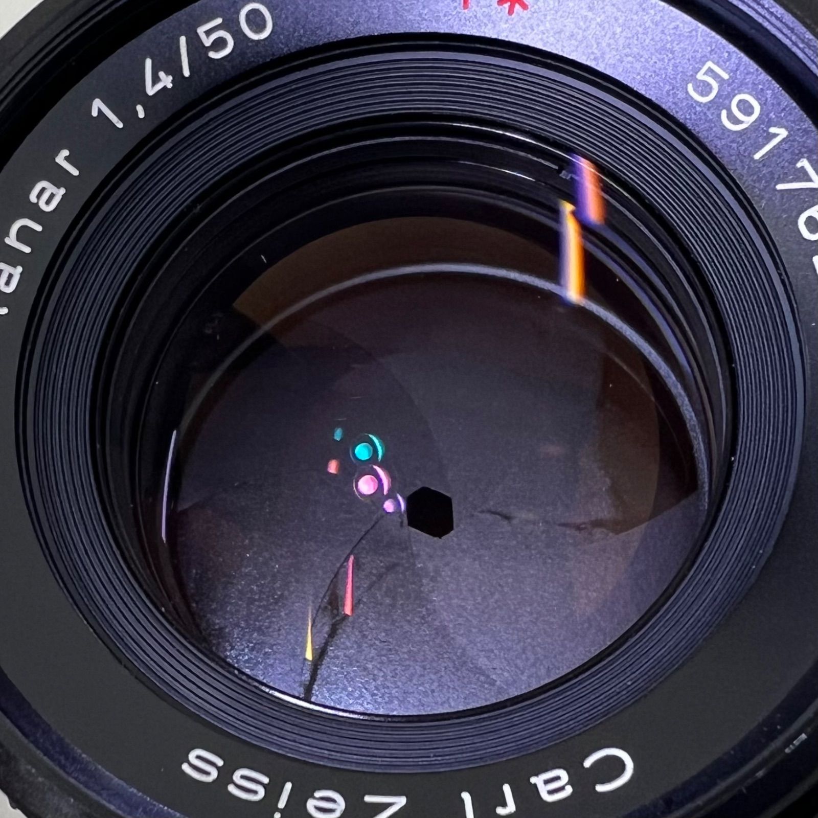 1-000073】 Carl Zeiss Planar 50mm F1.4 美品 - メルカリ