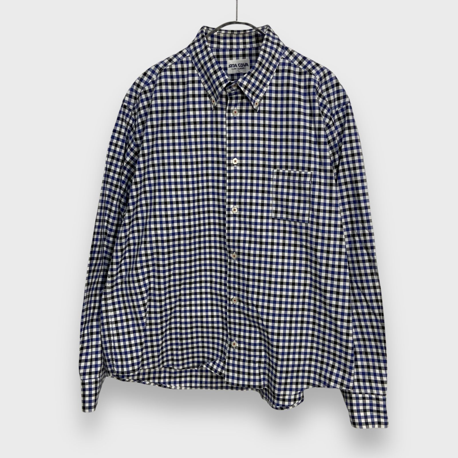 sina cova シナコバ ネルシャツ XL 90s チェック ボタンシャツ sina cova シナコバ ネルシャツ XL 90s チェック ボタンシャツ