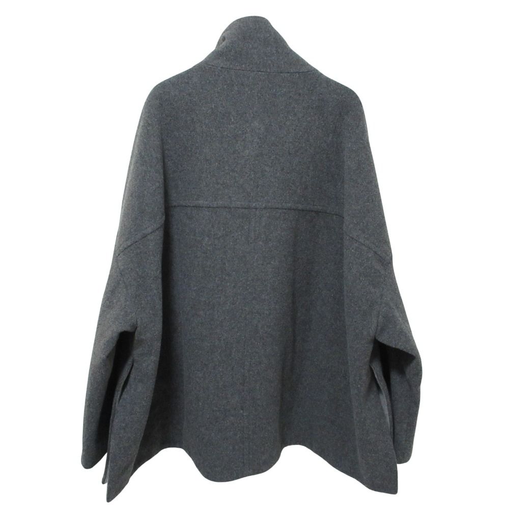 24AW ELENDEEK エレンディーク ケープスタンド コート サイズF グレー レディース 古着