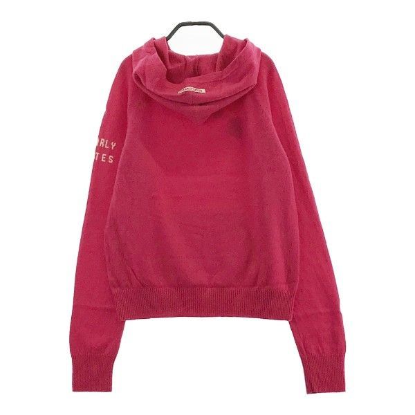 パーリーゲイツカシミヤ混ニット フード付きニット パーカーニット