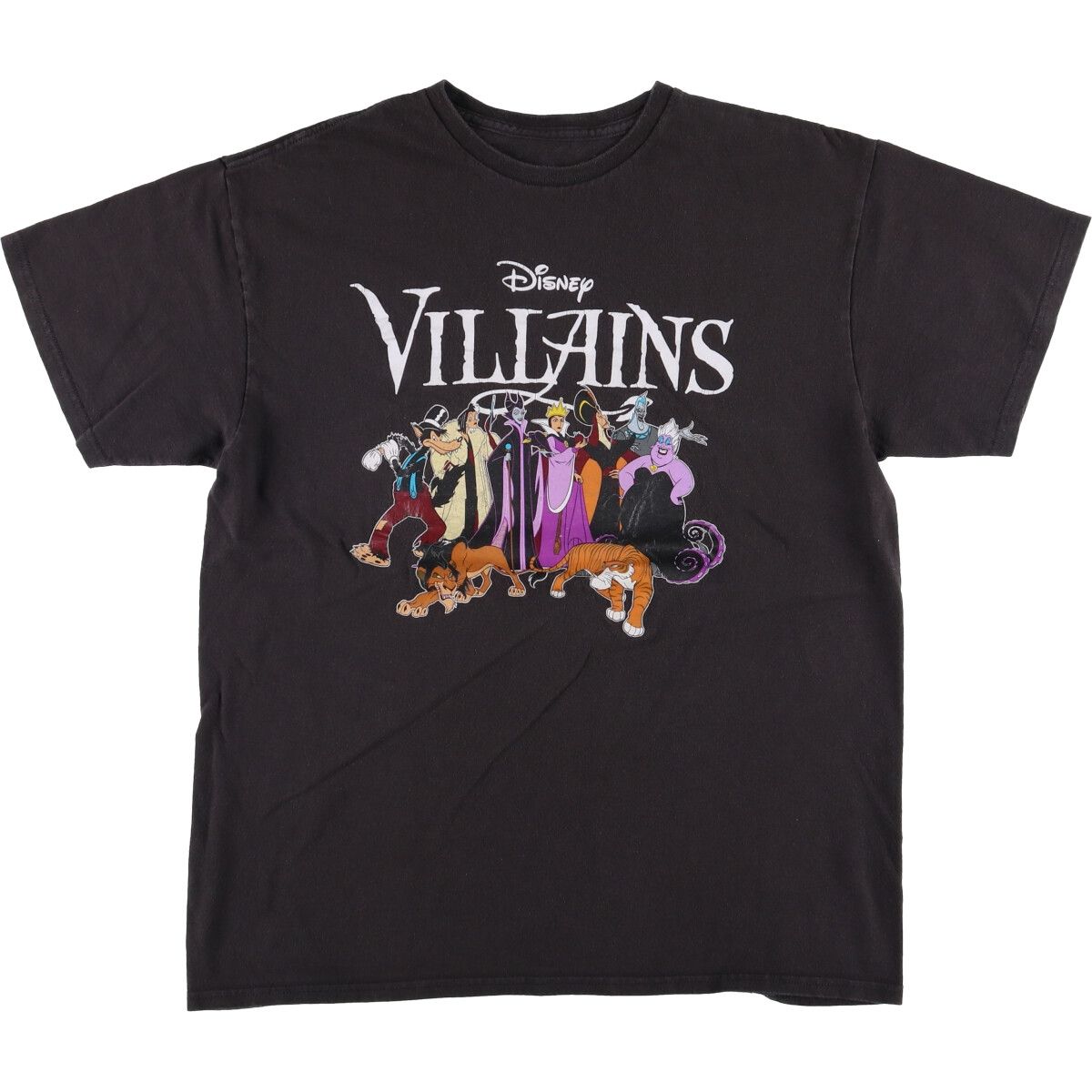 古着 DISNEY ディズニー VILLAINS ヴィランズ キャラクタープリントTシャツ メンズL相当/eaa573040