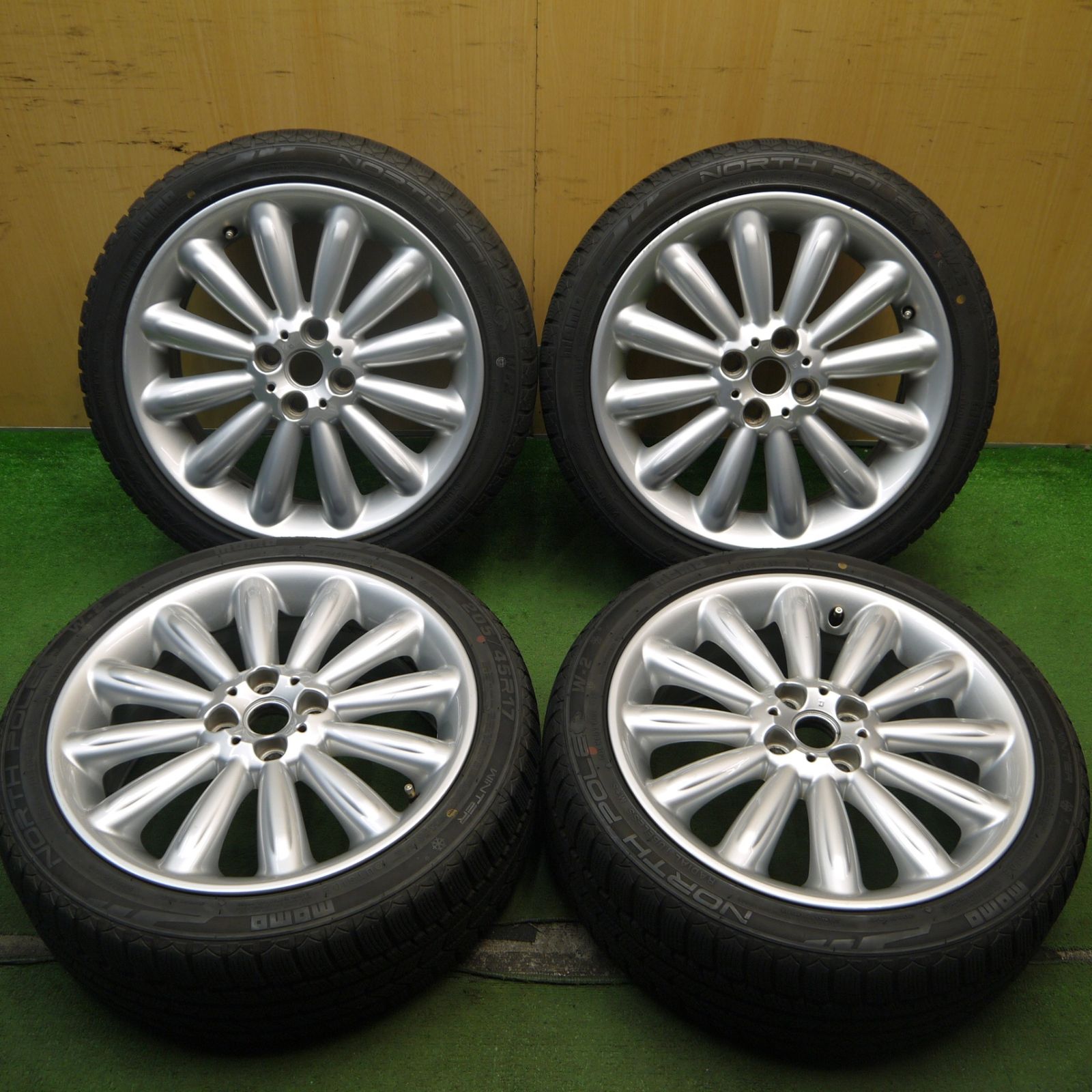 バリ溝！22年！9分☆MINI ミニ 50 メイフェア クーパー 純正 205/45R17 