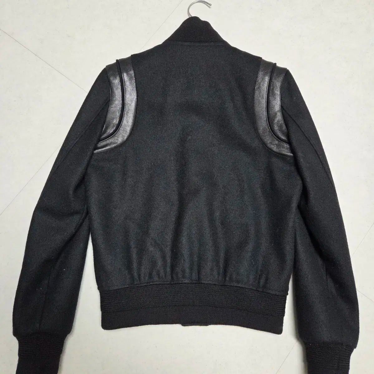 サンローラン レディース テディ ブルゾン ジャケット 黒 F36 SAINT