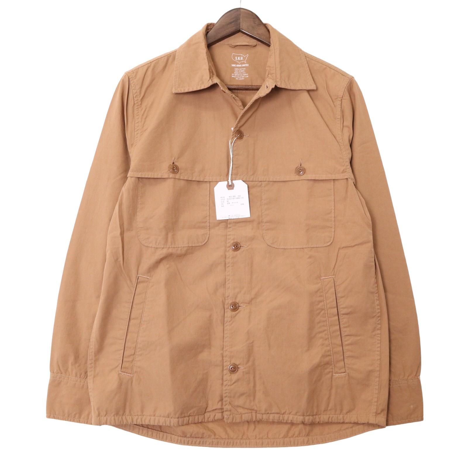 SAVE KHAKI UNITED / SKU CAMP SHIRT JACKET セーブカーキユナイテッド キャンプ シャツ ジャケット ワークジャケット 表記サイズXS【2407】