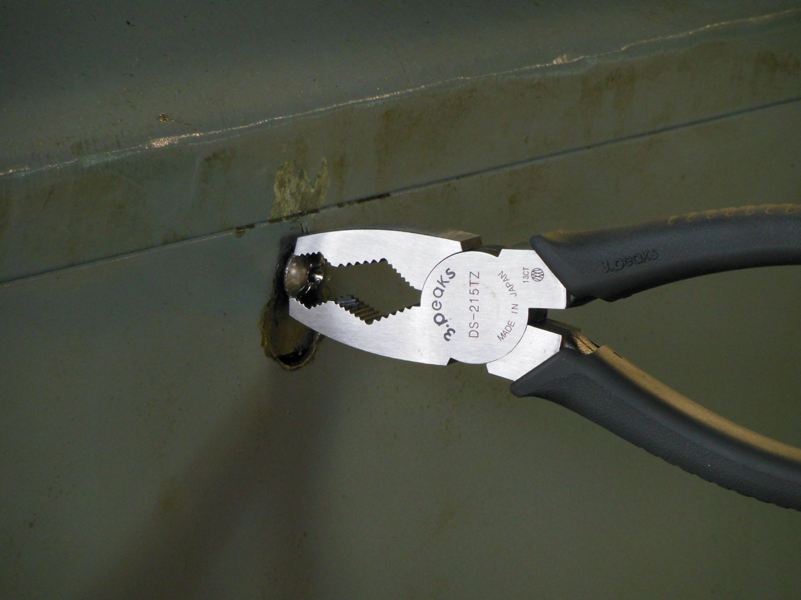 【人気商品】強力トラスねじプライヤー 3.peaks 215mm DS-215TZ
