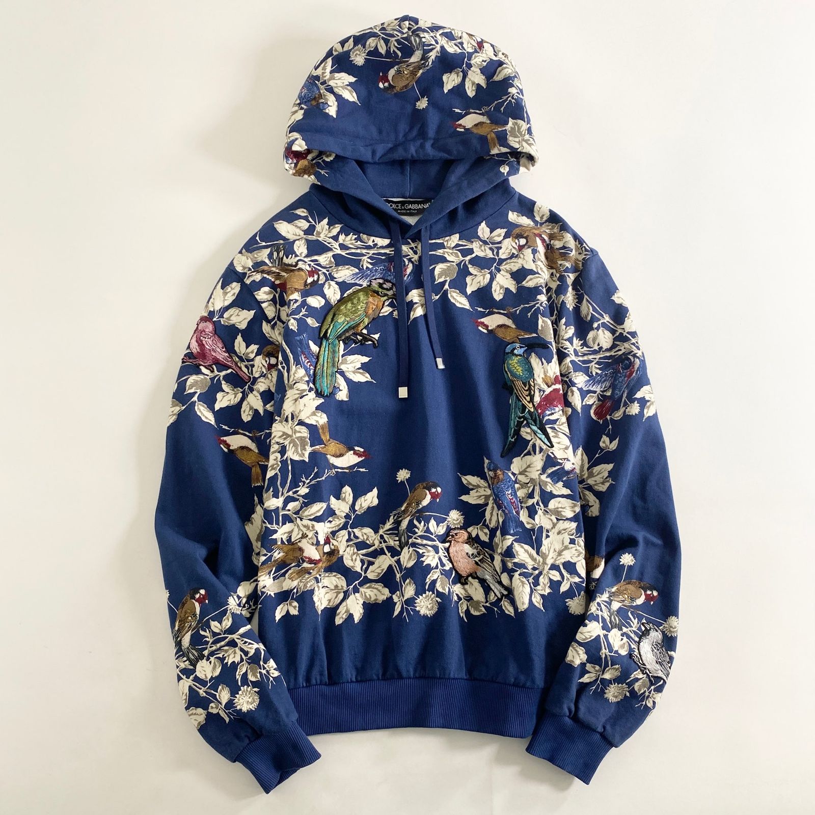 美品 ドルチェアンドガッバーナ スパンコール ジップジャケット 半袖 羽織 38 Du0026G ドルチェ＆ガッバーナ アウター刺繍ネイビーgoldスターaw