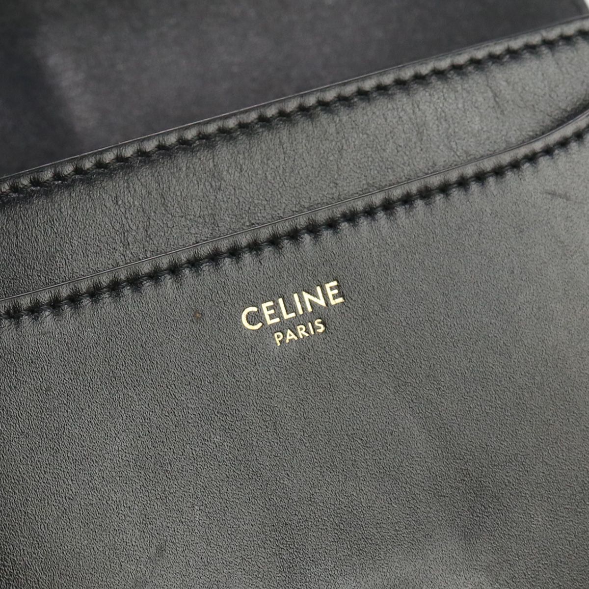 CELINE セリーヌ ブザス16 セーズ 18919 3BF8 38NO 斜め掛け ショルダーバッグ レザー【中古】 レディース ブランド  海外ブランド ごほうび リユース 資産価値 おしゃれ