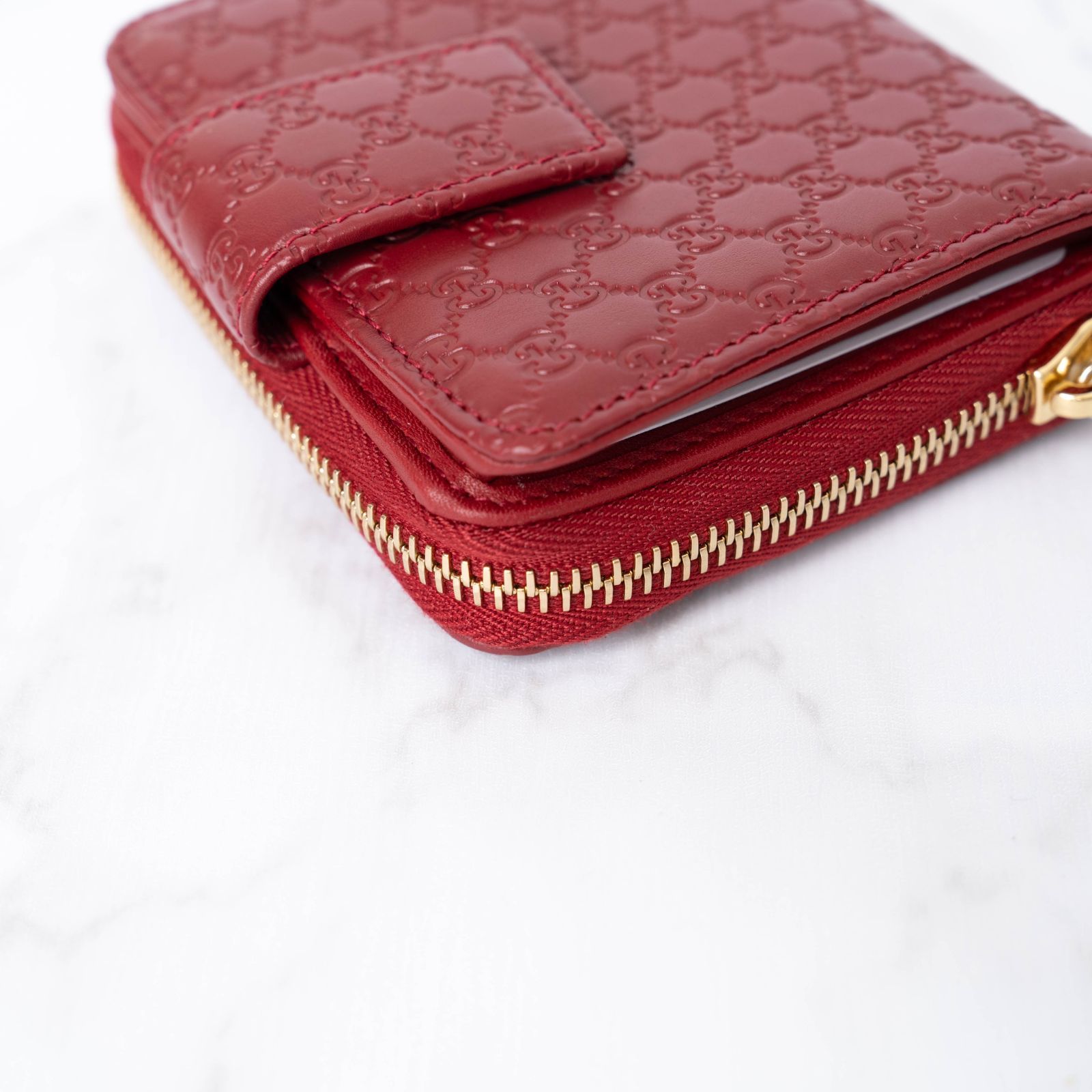 GUCCI グッチ グッチシマ 二つ折り財布 449395 BMJ1G 6420