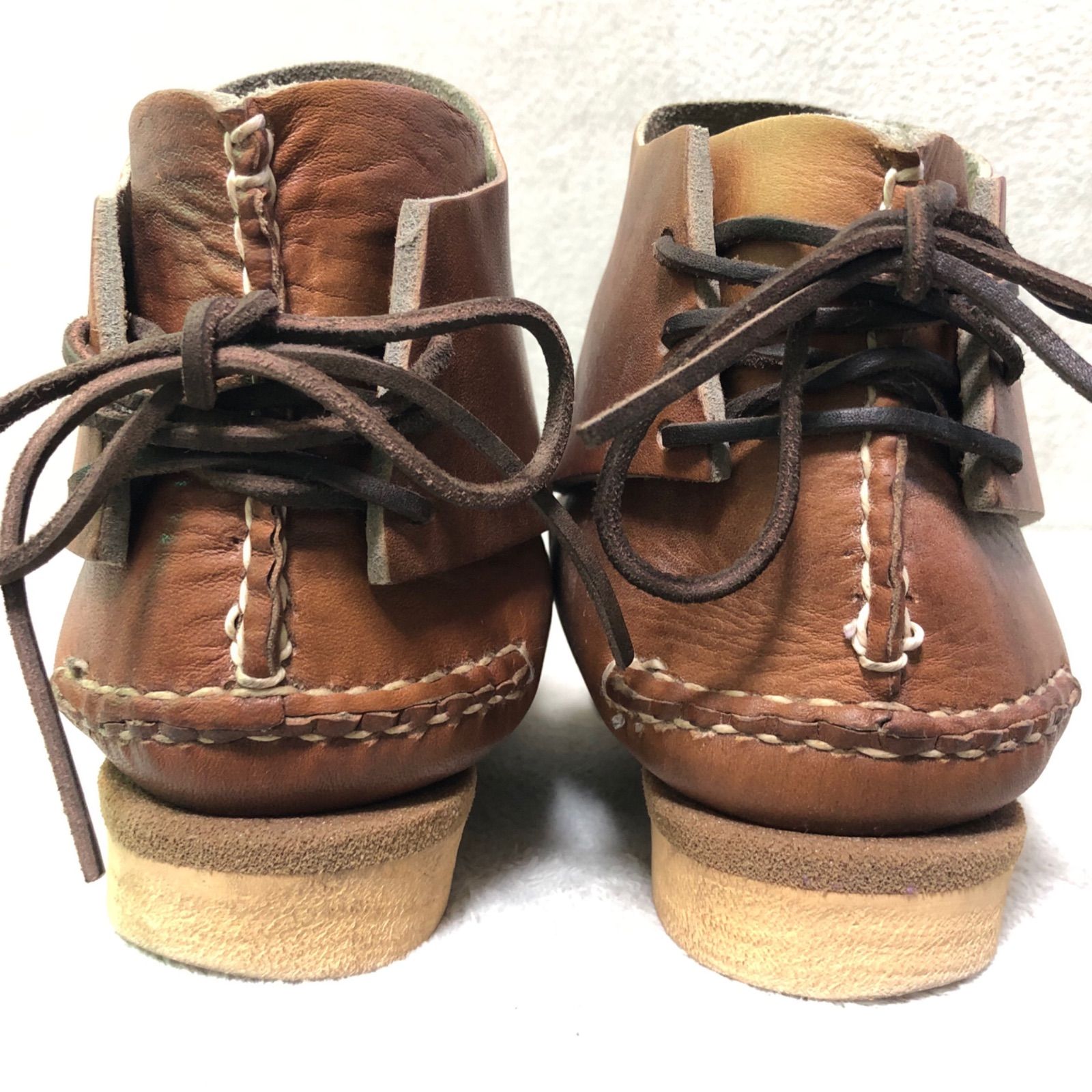 J.L COOMBS BACK SHOELACE MOCCASIN BOOTS モカシンブーツ